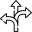 turning arrows small icon